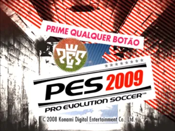 PES 2009 - Pro Evolution Soccer screen shot title